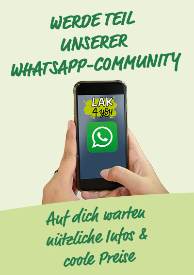 Die neue LAK-WhatsApp-Community „LAK 4 you”